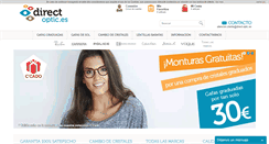 Desktop Screenshot of direct-optic.es